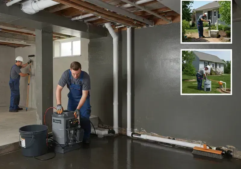 Basement Waterproofing and Flood Prevention process in Valley Falls, KS